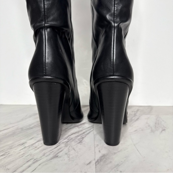 Steve Madden Ranger Black Pointed Toe Western Tall Boot 6 1/2 M - Picture 4 of 16